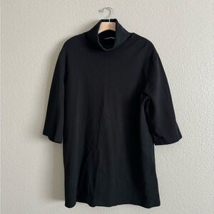 ZARA Black Turtle Neck Casual Dress